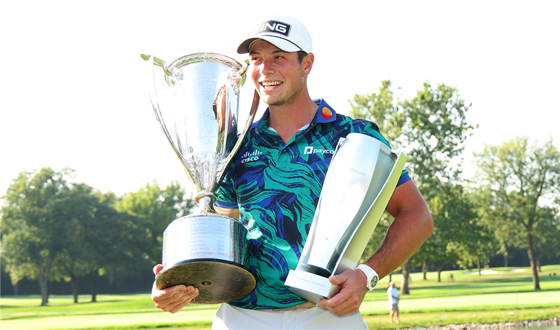 Viktor Hovland wins FedEx Cup with the best 2 weeks of his career