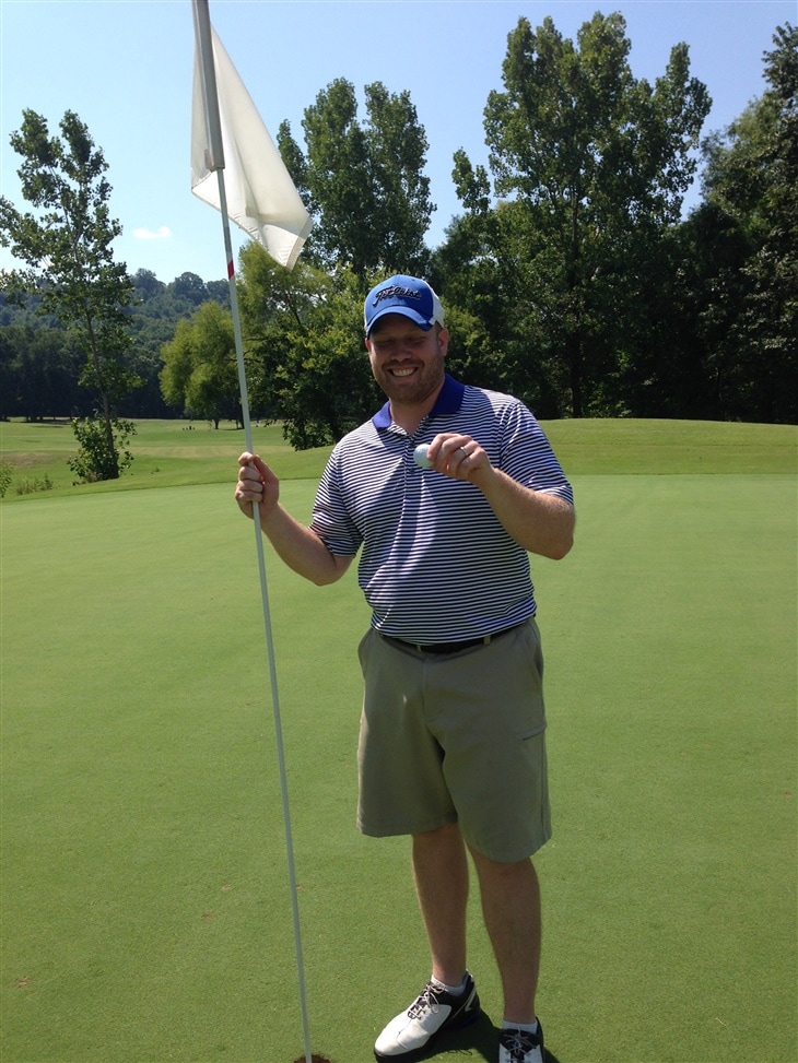 Pastor has hole in one at his own Charity Golf Tournament