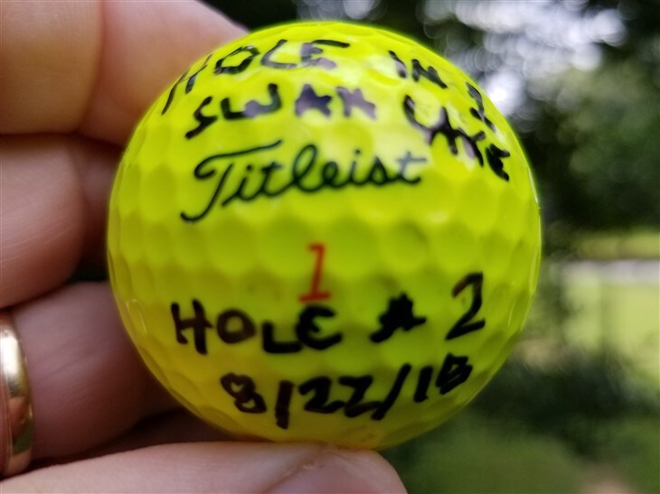 Dale&#39;s first hole in one