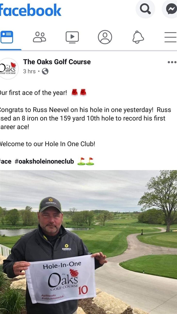 First Hole in One