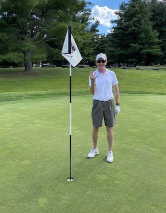 4th Hole in one Titleist golf Ball!