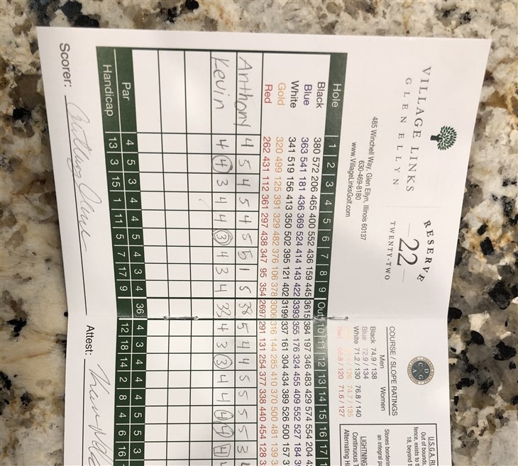 Last Hole-in-One of The Golf Season