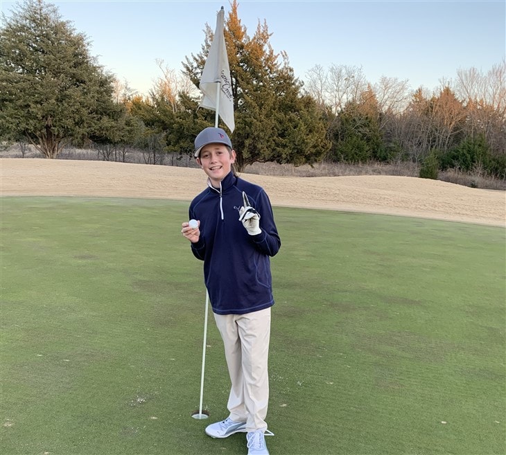 My Sons First Hole In One