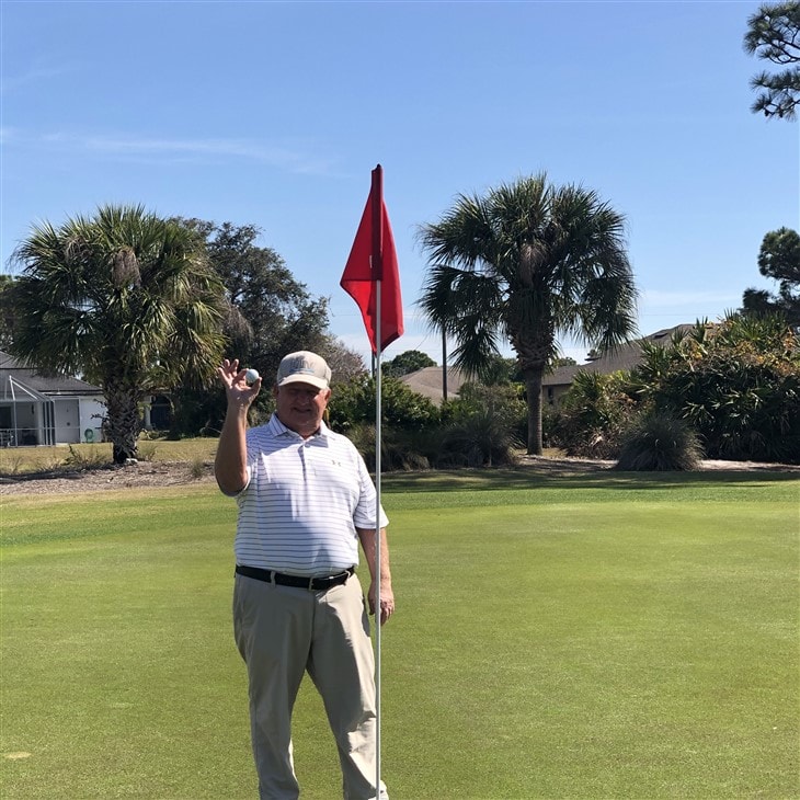 Hole-in-one at Rotonda West Pinemoor Course